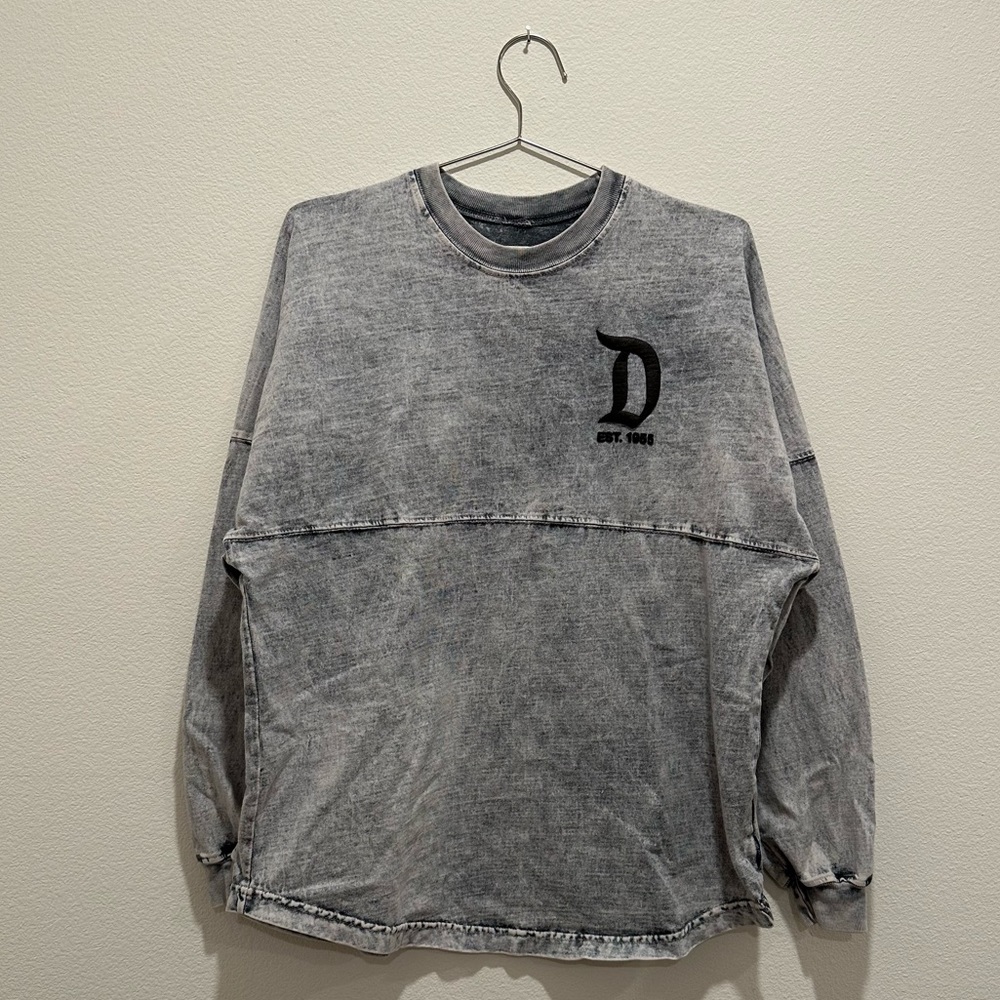 Disneyland 80's Acid Wash Denim-Look Spirit Jersey Size S